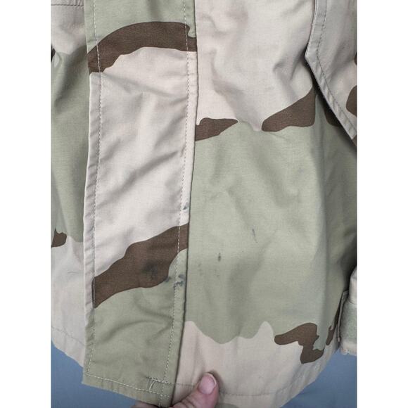 USGI Parka Mens Large Regular Desert Camo Cold Weather Hooded ECWCS Jacket - Picture 3 of 10